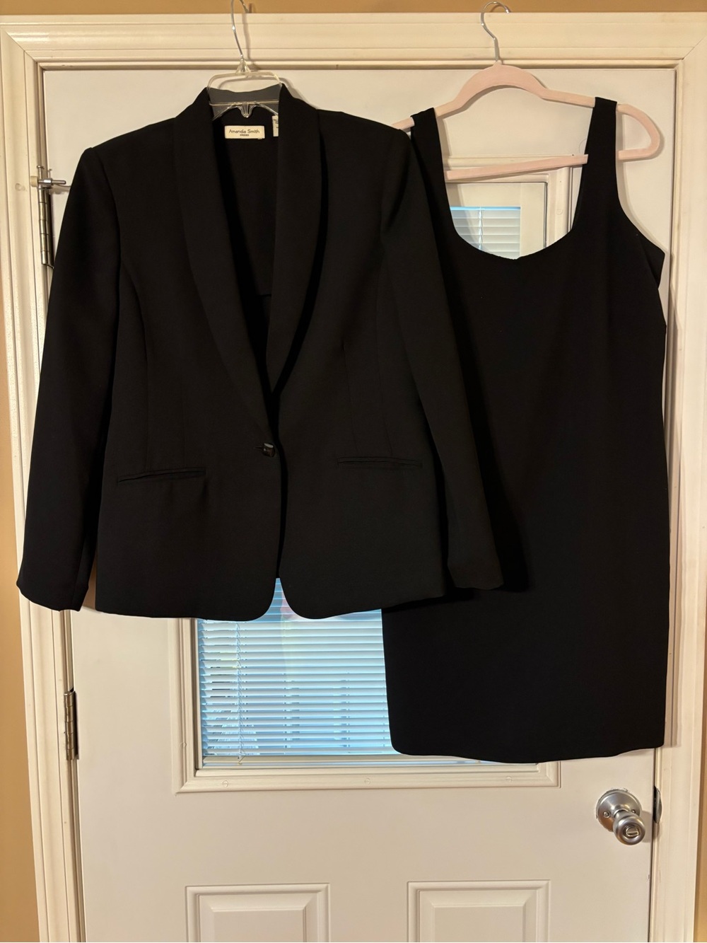 Amanda Smith Black Women's Blazer with Black Sheath Dress